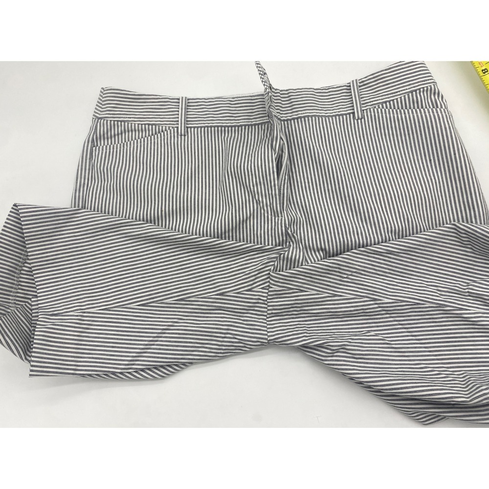 Talbots White and Navy Pinstripe Bermuda Shorts - Picture 9 of 9